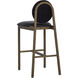 Orabell 43 inch Bravo Black / Abbington Black Barstool